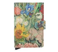 Secrid Art Custodia per carte di credito RFID in pelle 6 cm verde