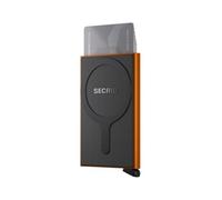 Secrid Cardprotector Custodia per Schede, Arancione - Protezione in Alluminio Sottile contro RFID/NFC, Supporto Magnetico per iPhone