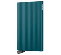 Secrid Cardprotector Fluted - Portacarte di credito 6cc 10.2 cm RFID (teal+)