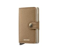 Secrid Miniwallet Pebble - Portafoglio 6cc 10.2 cm RFID (cappuccino) marrone