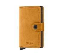 Secrid Il MiniWallet presenta delle dimensioni compatte, ma una grande capacità. Il rivestimento in pelle vintage esterno può contenere banconote, scontrini e tessere, mentre nel Cardprotector in allu