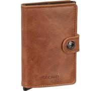 Secrid Il MiniWallet presenta delle dimensioni compatte, ma una grande capacità. Il rivestimento in pelle vintage esterno può contenere banconote, scontrini e tessere, mentre nel Cardprotector in allu