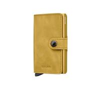 Secrid Il MiniWallet presenta delle dimensioni compatte, ma una grande capacità. Il rivestimento in pelle vintage esterno può contenere banconote, scontrini e tessere, mentre nel Cardprotector in allu