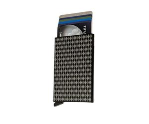 Secrid LASER Portacarte CARDPROTECTOR L - DIAMOND BLACK