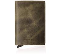 Secrid Vintage Slimwallet - Portafoglio RFID 6.8 cm (olive-black) nero
