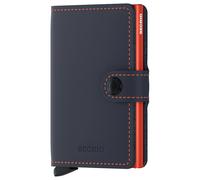 Secrid Matte Miniwallet - Portafoglio RFID 6.5 cm (night blue-orange) blu