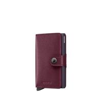 Secrid Miniwallet Original Leather Wallet Viola Uomo,Donna