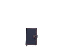 Secrid Miniwallet Custodia per carta di credito Protezione RFID Pelle 6.5 cm nightblue orange (MM-NightBlueOrange)
