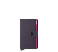 Secrid Miniwallet Custodia per carta di credito Protezione RFID Pelle 6.5 cm dark purple - fuchsia (TAS042972)