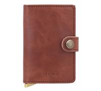 Secrid Miniwallet Custodia per carta di credito Protezione RFID Pelle 7 cm marrone