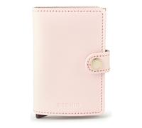 Secrid Miniwallet Custodia per carta di credito Protezione RFID Vera Pelle 6.5 cm rosa