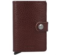 Secrid Miniwallet Vegetable Tanned Leather Wallet Marrone