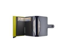Secrid MiniWallet Portafoglio Matte MM - MATTE BLACK & OCHRE