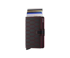 Secrid MiniWallet Portafoglio Vintage MFu - BLACK-RED