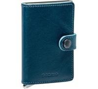 SECRID Miniwallet unisex - Pelle crepuscolare di alta qualità, colore bordeaux con protezione RFID, Bordeaux