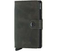 Secrid - Porta carte di credito rigido, in pelle e alluminio, verde