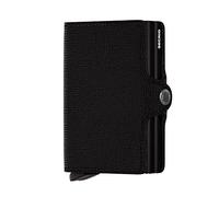 Secrid Porta carte unisex Twin accessori da viaggio in formato busta, Nero, 24mm slim
