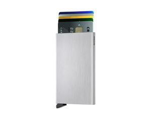 Secrid Portacarte CARDPROTECTOR - BRUSHED SILVER