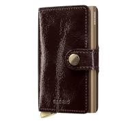 Secrid Portafoglio Mini Premium Emboss Mahagony
