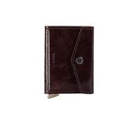 SECRID Portafoglio - Envelope Wallet Naplak Plum rosso scuro