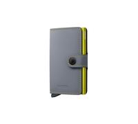 Secrid MiniWallet Portafoglio Matte MM - MATTE GREY & LIME
