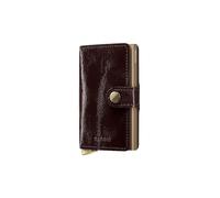 Secrid Portafoglio Mini Premium Emboss Mahagony