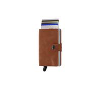 SECRID Portafoglio - Miniwallet Vintage Mini Cognac Silver marrone