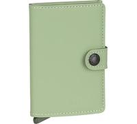 Secrid Portafoglio Slim Unisex-Adulti Pistacchio Pelle Leggera Multipla Scomparti 2 Sezioni WALLET