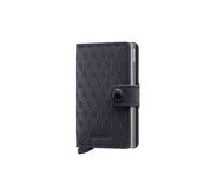 SECRID Portafoglio Portamonete Miniwallet Optical Mini Black Titanium nero