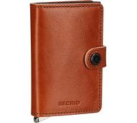 Secrid Portafoglio Premium Miniwallet Basco, cognac, Taglia unica