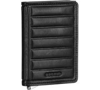 Secrid Portafoglio Premium Slim Wallet Emboss Lines, Nero , Taglia unica