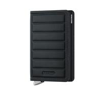 Secrid Portafoglio Premium Slim Wallet Emboss Lines, Nero , Taglia unica