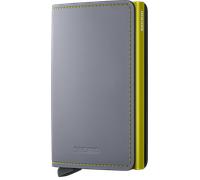 Secrid Portafoglio Slim Matte Grey & Lime