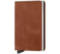 Secrid Porta carte da viaggio unisex Slimwallet vintage in formato busta, Argento Cognac, Misura standard, Moderno