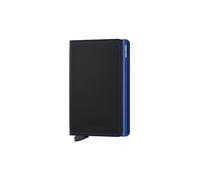 SECRID Portafoglio - Slimwallet Matte black & blue nero
