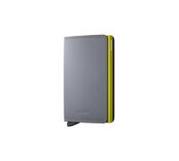 SECRID Portafoglio - Slimwallet Matte grey & lime grigio