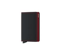 Secrid Matte Slimwallet - Portafoglio RFID 6.8 cm (black-red) nero