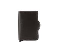 Secrid Twinwallet Portafoglio originale per carte di credito RFID in pelle 6,5 cm marrone