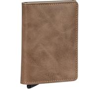 Secrid Slimwallet Custodia per carta di credito Protezione RFID Pelle 6.5 cm taupe (SV-Taupe)