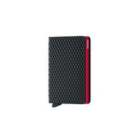 Secrid SLIMWALLET CUBIC BLACK RED, Nero , Minimalista