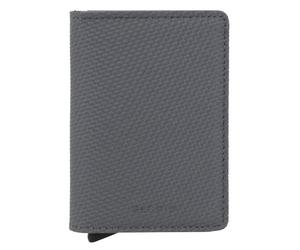 Secrid Slimwallet Custodia per carte di credito RFID in pelle 6,5 cm grigio