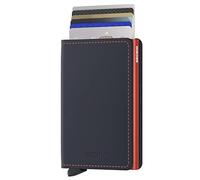 Secrid Slimwallet Nightblue & Orange Taglia unica Unisex Adulti, Nightblue & Orange, Taglia unica, Moderno