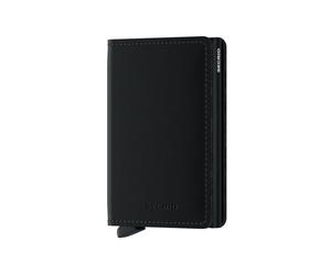 Secrid SlimWallet Portafogli Matte SM - MATTE BLACK