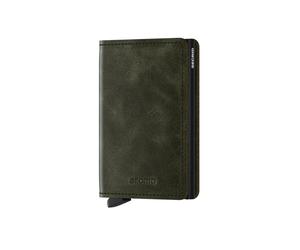 Secrid SlimWallet Portafoglio Vintage SV - VINTAGE OLIVE BLACK