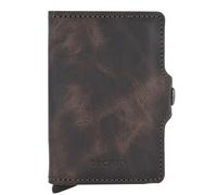 Secrid Twinwallet Custodia per carta di credito Protezione RFID Vera Pelle 6.5 cm marrone