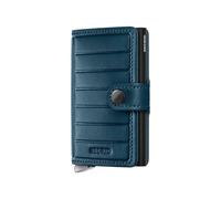 Secrid Unisex Miniwallet Emboss Lines Teal Taglia: OS | Portafogli Outlet | Unisex | Ciano