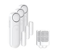 SECRUI Allarme Sensore Porta, Telecomando 120 dB Wireless Porta Contatto Sensore Antifurto Porta Allarme per la Sicurezza dei Bambini, Sicurezza Domestica (3 Sensori Porta Allarme e 2 Telecomando)