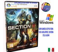 SECTION 8 PC GIOCO NUOVO PER PC DVD WINDOWS VERSIONE ITALIANA PRIMA STAMPA