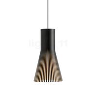 Secto Design Secto 4201 Lampada a sospensione, nero - laminato/cavo tessile nero , articolo di fine serie