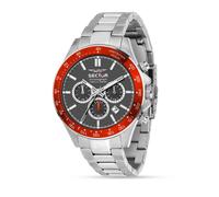 Sector No Limits Orologio Uomo, Cronografo, Analogico, Cinturino in Acciaio, Collezione 230 - R3273661036